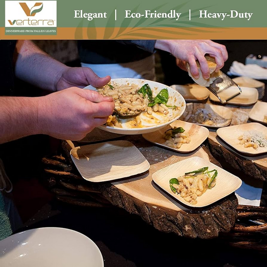 Palm Leaf Tableware for Restaurants & Catering Businesses